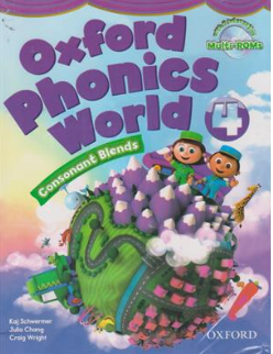 کتاب آکسفورد فونیکس ورد (4) oxford phonics world اثر جولیا چنگ نشر جنگل    